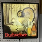 Rare Vintage Budweiser Grouse Partridge Bird Beer Lighted Wall Sign