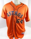 2013-19 Houston Astros  64 Game Used Orange Jersey Nameplate Removed 50 Dp25535