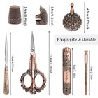 Vintage Embroidery Scissors Kit  Christmas Gift For Sewing Professional  Euro   