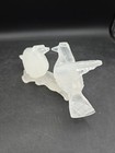 Exquisite 6  X 3  Hand Carved Alabaster Onyx Doves Love Birds