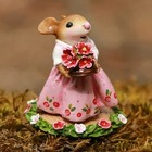 Wee Forest Folk Limited Edition M-515c - A Posy For Mother s Day