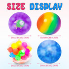 Stress Balls Set  Squishy Stress Ball  4 Pack Squeeze Ball For Adults  Squeeze B