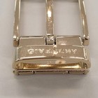 Mint Givenchy Belt Buckle Gold Tone Vintage Luxury Fashion Designer Mens Womens