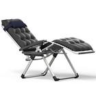  detachable Cushion foldable Zero Gravity Chair Outdoor Reclinable Lounge Chaise