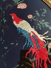 Phoenix Bird Wall Hanging On Vintage Frame Foil Made Design
