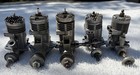 Vintage Fox Control Line Model Airplane Glow Engine Lot     Bundle Of 5  rotate 