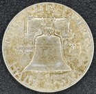 1961-d Franklin Half Dollar   90  Silver   B-3140