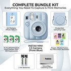 Fujifilm Instax Mini 13 Instant Camera  frost Blue  With Complete Film Bundle