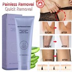 2pcs Hair Removal Cream For Men Women Easy   Painless Depilator Stop Hair Growth