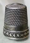 Antique Victorian Sterling Silver Sewing Thimble Stern Brothers   Co   Lena