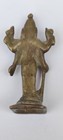 Antique 19th Century Hindu Brass Vishnu Idol Statue Rare Indian Temple Figurine