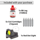 Umarex Brodax  177 Cal Air Pistol Bb Gun W  Red Dot Sight  Co2   Bbs  2252109 