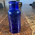 Antique Bromo Seltzer Cobalt Blue Bottle Emerson Drug Co  Baltimore  Md