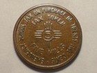 1935 Nice New Mexico Bureau Of Revenue  5 Mills  Emergency  School Tax Token   