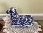 Stoneware Blue Sponged Lamb sheep Chocolate Mold Shape By Shard Pottery In Maine