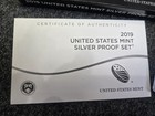 2019 Us Mint Silver Proof Set 10pc  no Penny  W coa 