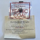 Authentic Recovered Coal From R m s  Titanic Wreckage Coa Box Genuine Rms 1912