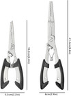 2pcs Stainless Steel Fishing Pliers With Lanyard  Hia Nose Pliers Fishing Hook R