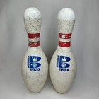 Vintage Brunswick Max Bowling Pin Set Of 2 Permit No  334 Made In Usa 1970s