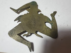 Antique Bronze Trinacria Minerva Sgd Finest Detail 4-1 2  X 4-1 2  Free Shipping