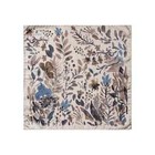 Eton Shirts - Light Grey Floral Silk Pocket Square