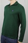 Polo Ralph Lauren Green 1 2 Half Zip Sweater Purple Pony Nwt