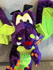 Classic Toy Co 35  Purple And Green Dragon With Loop Vintage New Nwt 2003 Plush