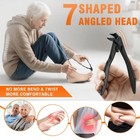 Toenail Clippers For Thick Toenails For Seniors  Upgraded Long Handled Angled   