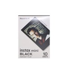 Fujifilm Instax Mini Instant Film  black  10 Exposures 
