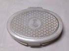 Vtg Estee Lauder Pressed Powder Compact White Plastic  decorative Purposes Only 