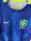 Nike Brazil 2025 Away Soccer Jersey Men s L Blue Dri-fit Fz9021-458 Nwt