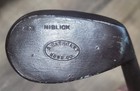 Antique Vintage D  Cathcart Hdwe Rut Style Hickory Wood Shaft Golf Club Niblick