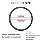 Joshey Rubber Seal Replacement Gaskets For Yeti Rambler 30 Oz 30 Oz  Black