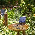 Solar Fountain Submersible Floating Water Pump Bird Bath Pond Patio Garden Decor