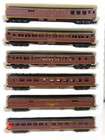 N Scale Con-cor Norfolk   Western Passenger Set In Original Box  lot 9862 