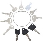 Universal Forklift Key Set - Master Key Set For Yale  Cat    Clark  Komatsu 