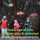 Parachute Toys For Kids - Tangle Free Outdoor Flying Parachute Men  Top Indoor  