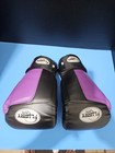 Flurry Elite Boxing Gloves 14oz Purple Black Training Sparring Hook Loop Closure