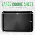 Non-stick Cookie Sheet  Large Gray Commercial Grade Restaurant Quality Carbon