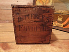 Antique Rare 1800 s Dr  Pierce s Favorite Prescription Buffalo  N y  Wood Crate