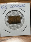 Big Schooner Vintage Tin Tobacco Tag