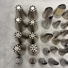 Milton   Ateco Icing And Fondant Nozzles Cake Decorating Tips Steel Lot Of 45