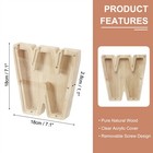 Wooden Letter Piggy Bank  Letter W  1 Pcs