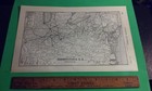 Rare 1903 Railroad Map Of The Pennsylvania Railroad System   Routes Stations