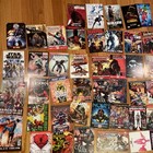 60 Lot Marvel Dc Promo Checklist Oversize Card Postcard Spiderman Wolverine C2e2
