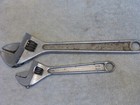 Set Of 2 Proto 712 12    708 N 8  Adjustable Wrenches Made In Usa  Alloy Steel