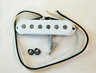 Neck Strat Pickup Stratocaster Guitar Handwound  7 9k Fiber Bobbins Cloth Leads 