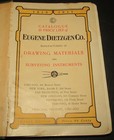 Original 1910 E Dietzgen Co Drawing Materials   Surveying Instruments Catalog