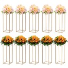 Metal Flower Display Stand Set Of 10 80cm Tall Wedding Centerpiece Column Decor