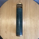 Vintage Brass And Green Marble Kaleidoscope 1970 s Rare Heavy 7  Inches No Brand
